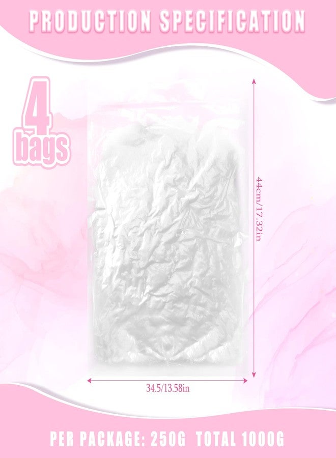 Woanger 2.2pound/ 35oz Polyester Polyfill Stuffing for Stuffed Animals Pillow Cushions Soft Cotton Poly Fiberfill Stuffing High Resilience Fiber for Couch Making Fluff Crafts Home Decors - Image 2