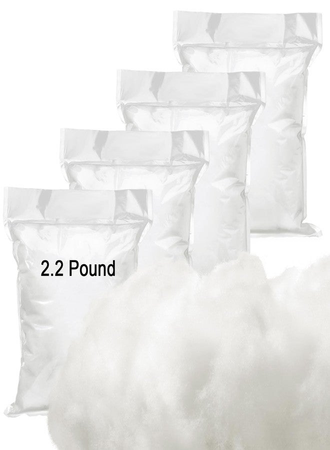 Woanger 2.2pound/ 35oz Polyester Polyfill Stuffing for Stuffed Animals Pillow Cushions Soft Cotton Poly Fiberfill Stuffing High Resilience Fiber for Couch Making Fluff Crafts Home Decors - Image 1