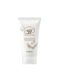 SKIN FOOD since 1957 SKINFOOD Egg Perfect Pore Cleansing Foam 150ml - Egg Yolk, Albumin Contained Pore Refining Facial Foam Cleanser - Removes Impurities from Pores (5.07 fl.oz.) 