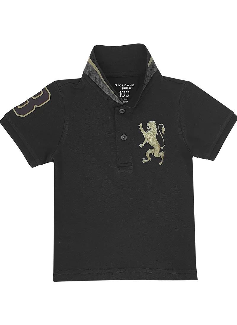 GIORDANO Junior 3D Lion Polo