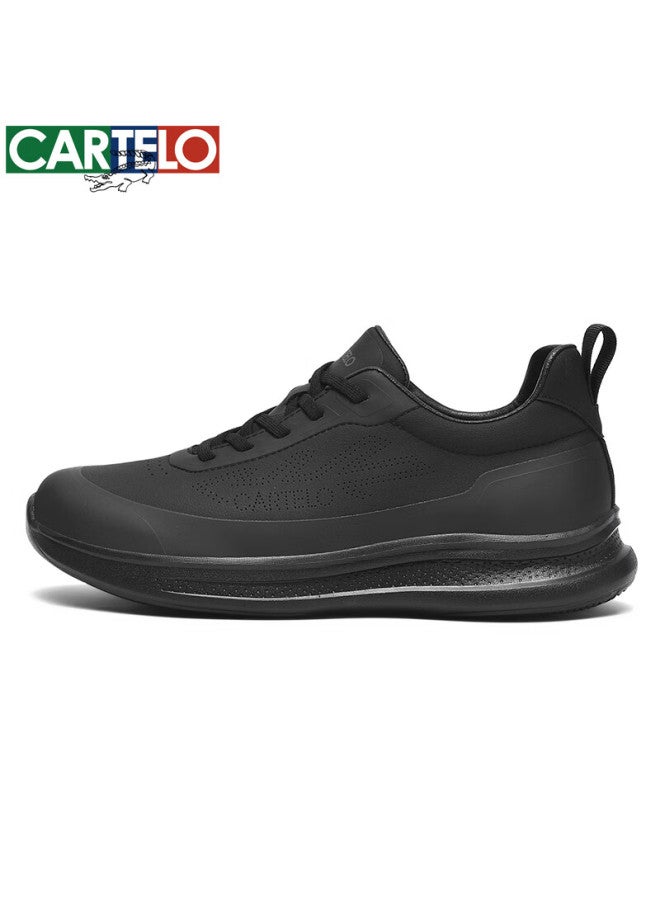 Cartelo Men's Casual Shoes Fashion Trendy Versatile Travel Running Sports Shoes 6728 Black Size 42 - Image 2