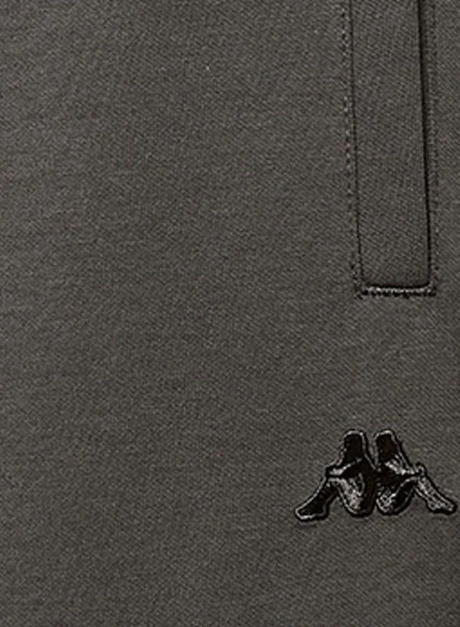 Kappa Grey Kappa 2-Way Stretch Tape Detail Joggers for Men | Best Price UAE