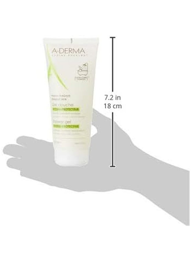 ADERMA A-Derma Avoine Rhealba Hydra Protective Shower Gel, Fragile Skin  - Image 3