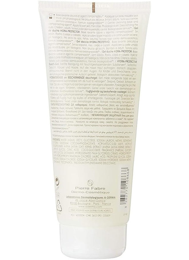 ADERMA A-Derma Avoine Rhealba Hydra Protective Shower Gel, Fragile Skin  - Image 2