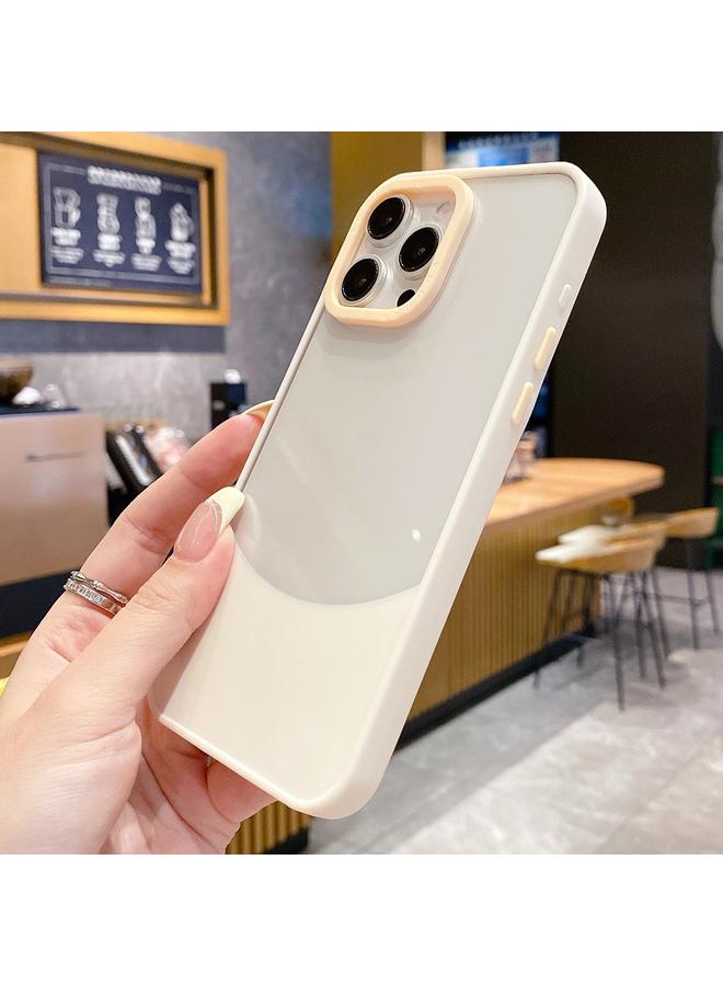 S-TOP Case For iPhone 15 Pro Dual Color Stitching PC Hybrid TPU Phone Protective Case - Image 4