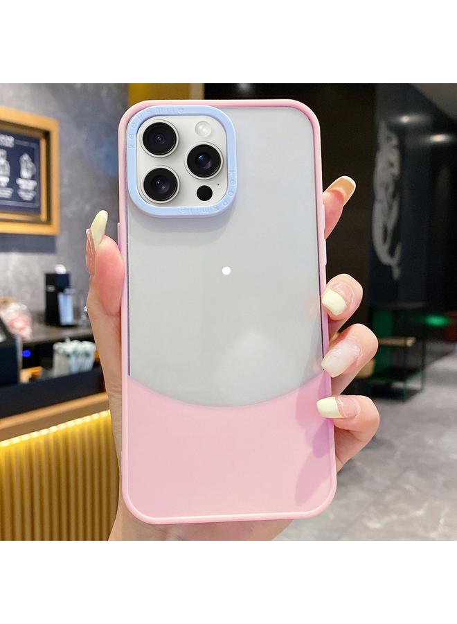 S-TOP Case For iPhone 15 Pro Dual Color Stitching PC Hybrid TPU Phone Protective Case - Image 1