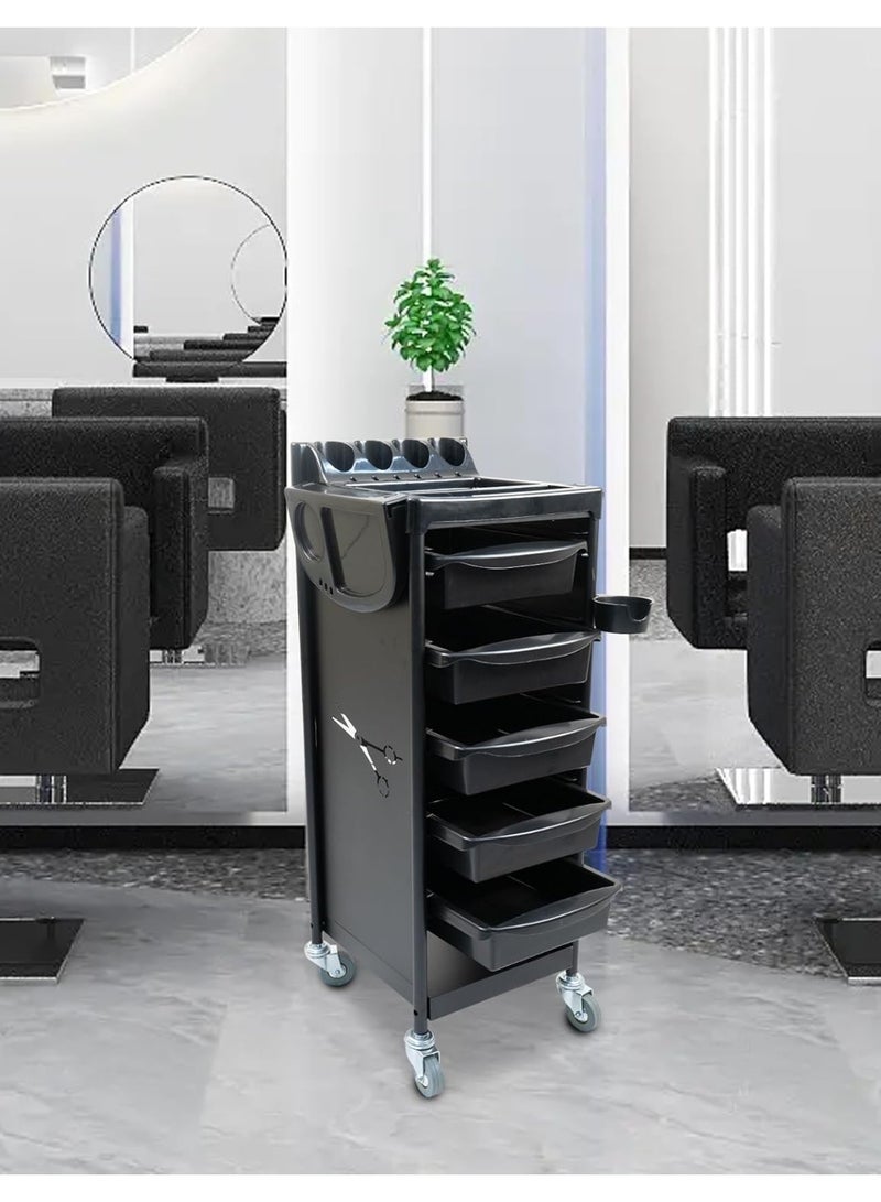 Meishida Shelves Trolley Cart with Tray on the Lower Top Layer for Salon & Spa, Beauty Facial Clinic Professional and Personal Use Equipment Furniture - Image 5