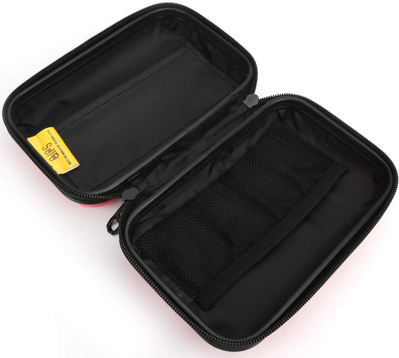 QIPS Hard Case Polycarbonate made Unbreakable and Light Weight Universal Jumbo Travel Case for Small Electronics and Accessories, Multi-Utility Case, Travel Friendly, Pink - Image 5