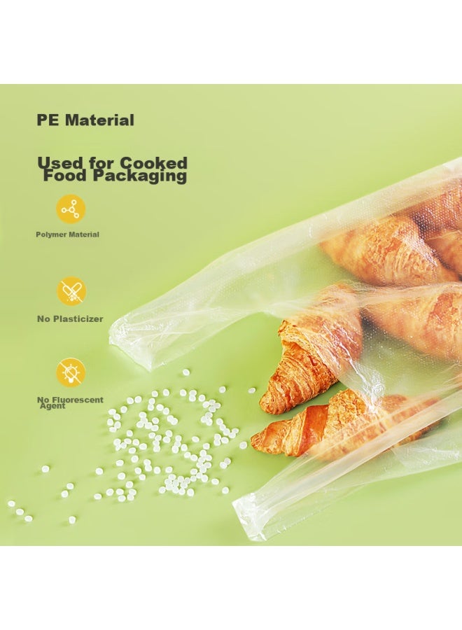 Maryya Meili Ya Disposable Food-grade Storage Bags, 400 Count, Extra Large Size 35*45cm, Thick Plastic Bags For Refrigeration - Image 3