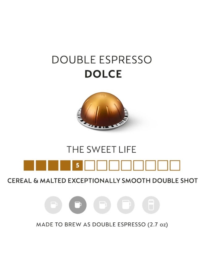 Nespresso VertuoLine DOLCE Double Espresso Line Coffee - 80ml - Image 5