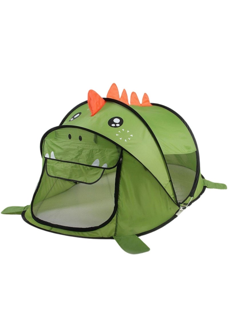 المنزل الذكي خيمة منزلية ذكية للأطفال للعب والنوم وديكور حفلات أعياد الميلاد وخيمة بيت اللعب للأولاد والبنات وخيمة داخلية وخارجية (خيمة ديناصور) - Image 1