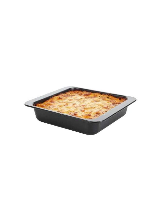 Danny Home Square Sandwich Tin 25 x 21.5 x 3.6 cm – Carbon Steel Non-Stick Baking Pan – Durable Square Cake & Brownie Tray - Image 1