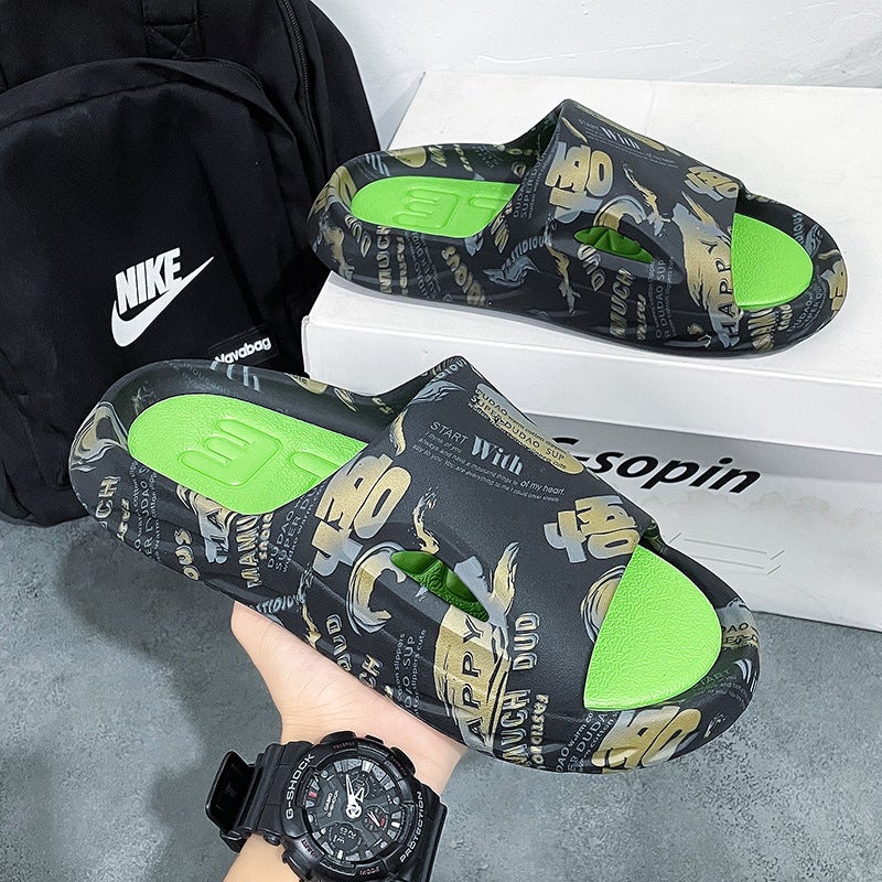 Summer Couple Home Slippers Casual Fashion Slippers Outdoor Men'S And Women'S Light Slippers Trendy Slippers - Image 1