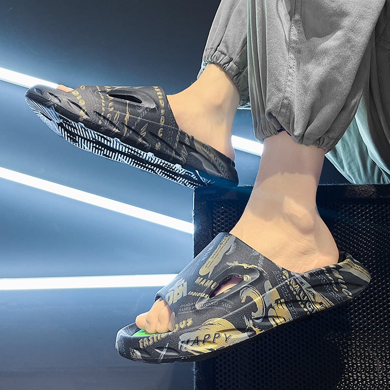 Summer Couple Home Slippers Casual Fashion Slippers Outdoor Men'S And Women'S Light Slippers Trendy Slippers - Image 5
