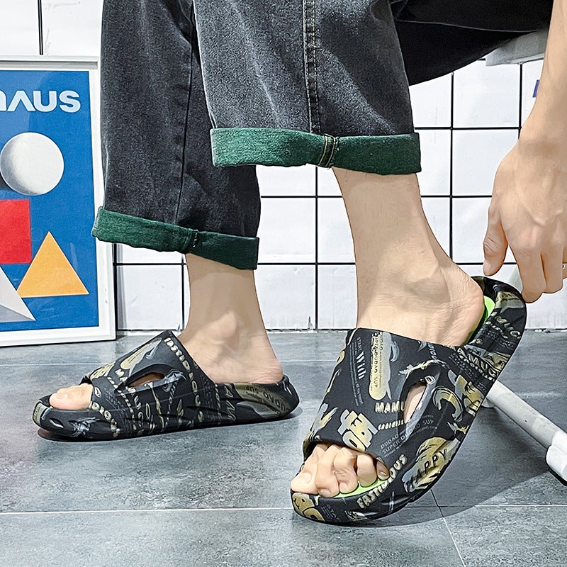 Summer Couple Home Slippers Casual Fashion Slippers Outdoor Men'S And Women'S Light Slippers Trendy Slippers - Image 4