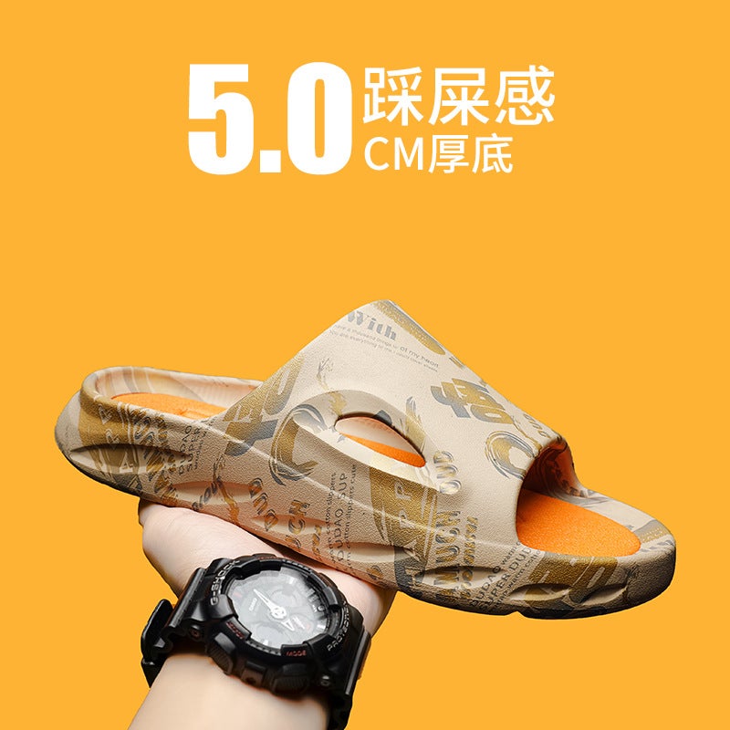 Summer Couple Home Slippers Casual Fashion Slippers Outdoor Men'S And Women'S Light Slippers Trendy Slippers - Image 2