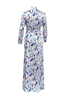 Bardees Jana Bow Dress Feather Printed  - Image 2