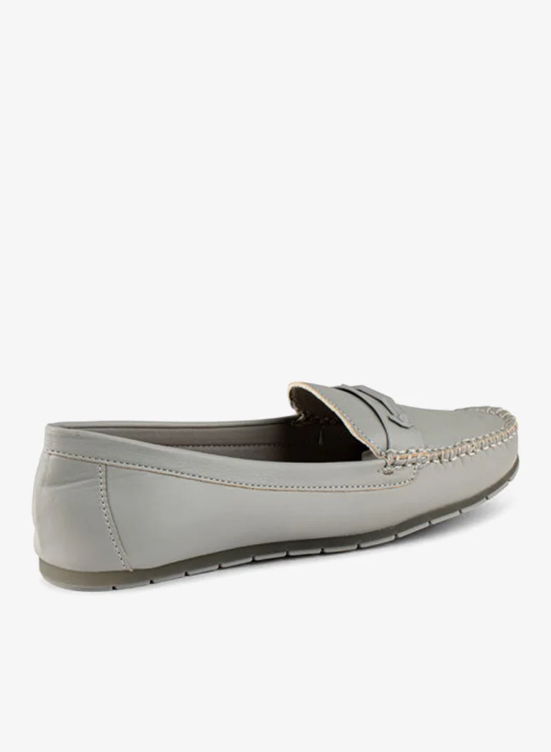 Vincci Grey Women Pointed Toe Flat Pumps for Women | Best Price UAE