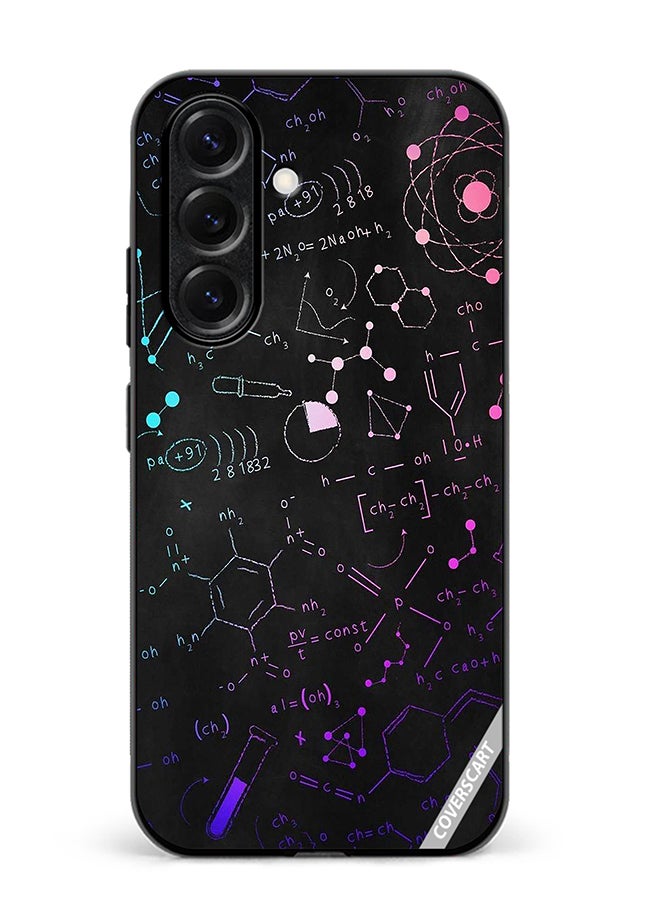 Protective Case Cover For Samsung Galaxy S25 Chemistry Formula Design Multicolour