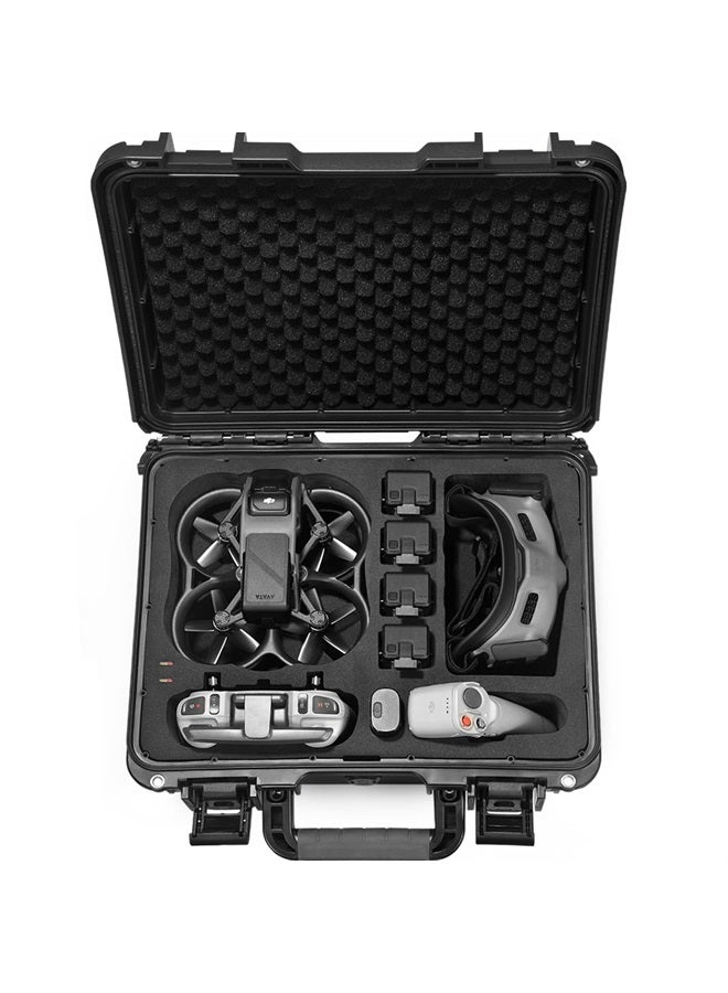 Lekufee Waterproof Hard Case Compatible with DJI Avata Explorer Combo(DJI Goggles Integra)/DJI Avata Pro(DJI Goggles 2)/DJI Avata Fly Smart Combo (DJI FPV Goggles V2) and More Accessories(Case Only) - Image 1