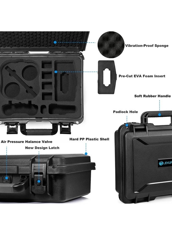 Lekufee Waterproof Hard Case Compatible with DJI Avata Explorer Combo(DJI Goggles Integra)/DJI Avata Pro(DJI Goggles 2)/DJI Avata Fly Smart Combo (DJI FPV Goggles V2) and More Accessories(Case Only) - Image 3