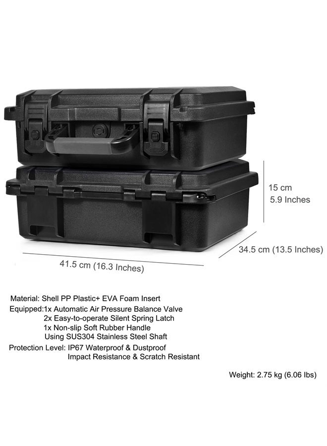 Lekufee Waterproof Hard Case Compatible with DJI Avata Explorer Combo(DJI Goggles Integra)/DJI Avata Pro(DJI Goggles 2)/DJI Avata Fly Smart Combo (DJI FPV Goggles V2) and More Accessories(Case Only) - Image 4