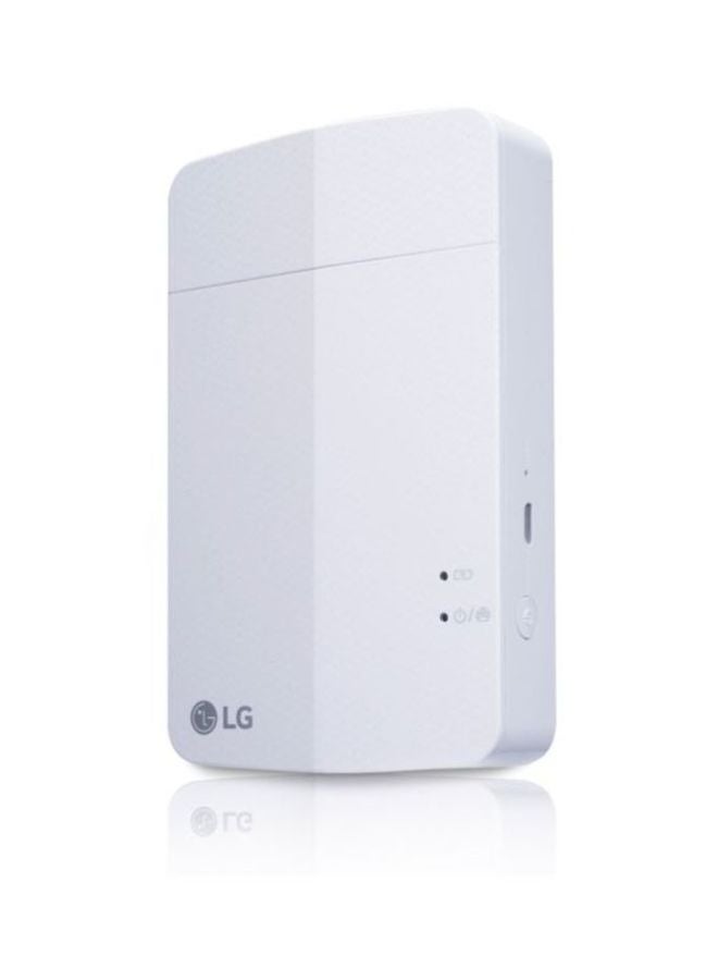 LG Portable Mobile Pocket Photo Printer White - Image 2