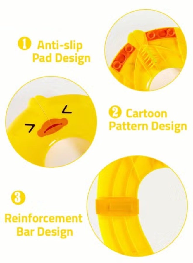 DOOKOO Foldable Portable Travel Potty Training Seat and 10 PCS Extra Large Toilet Seats Covers Disposable Waterproof for Boys Girls, Toddlers Potty Training in Public Restrooms - Image 2