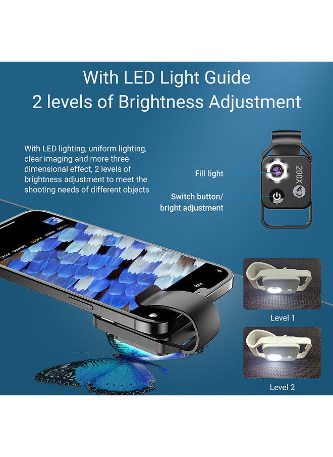 Generic - 200X Portable Microscope Universal Mobilephone Microscope - Image 1