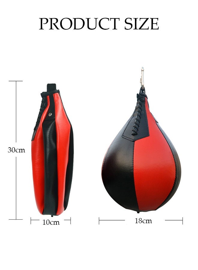 DUNISO Boxing Speed Bags,Boxing Speed Fitness Vent Ball,Hanging Speed Punching Ball,Inflatable，Leak Proof，Not Easily Worn Out，for Boxing MMA Muay Thai Martial UFC Fitness Fighting Sport Training - Image 2