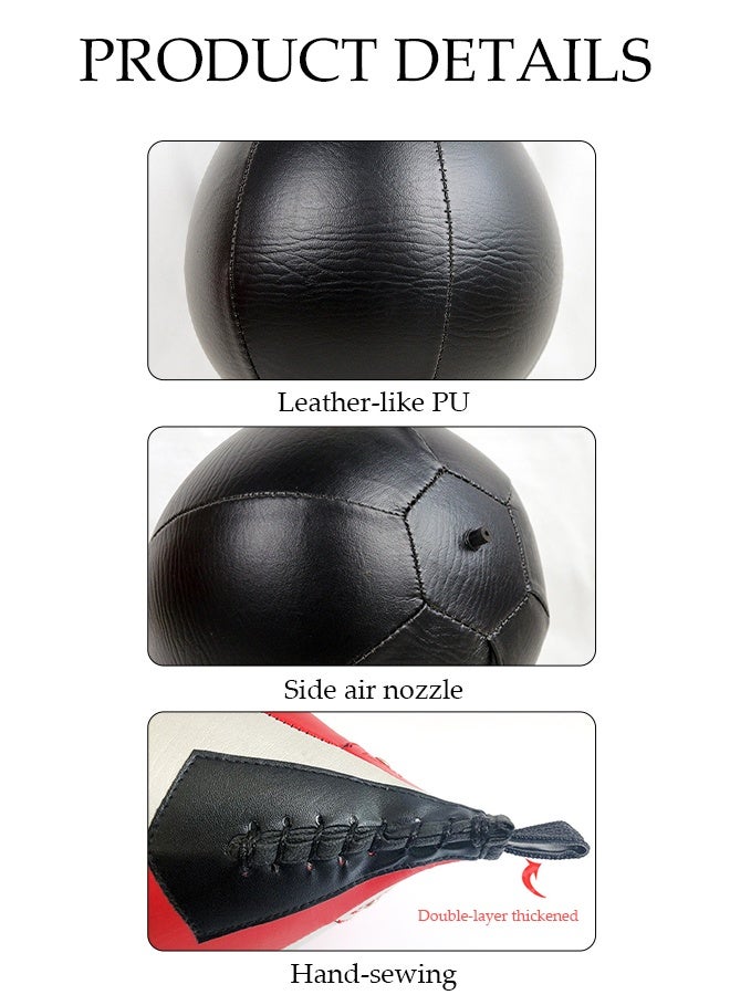 DUNISO Boxing Speed Bags,Boxing Speed Fitness Vent Ball,Hanging Speed Punching Ball,Inflatable，Leak Proof，Not Easily Worn Out，for Boxing MMA Muay Thai Martial UFC Fitness Fighting Sport Training - Image 3