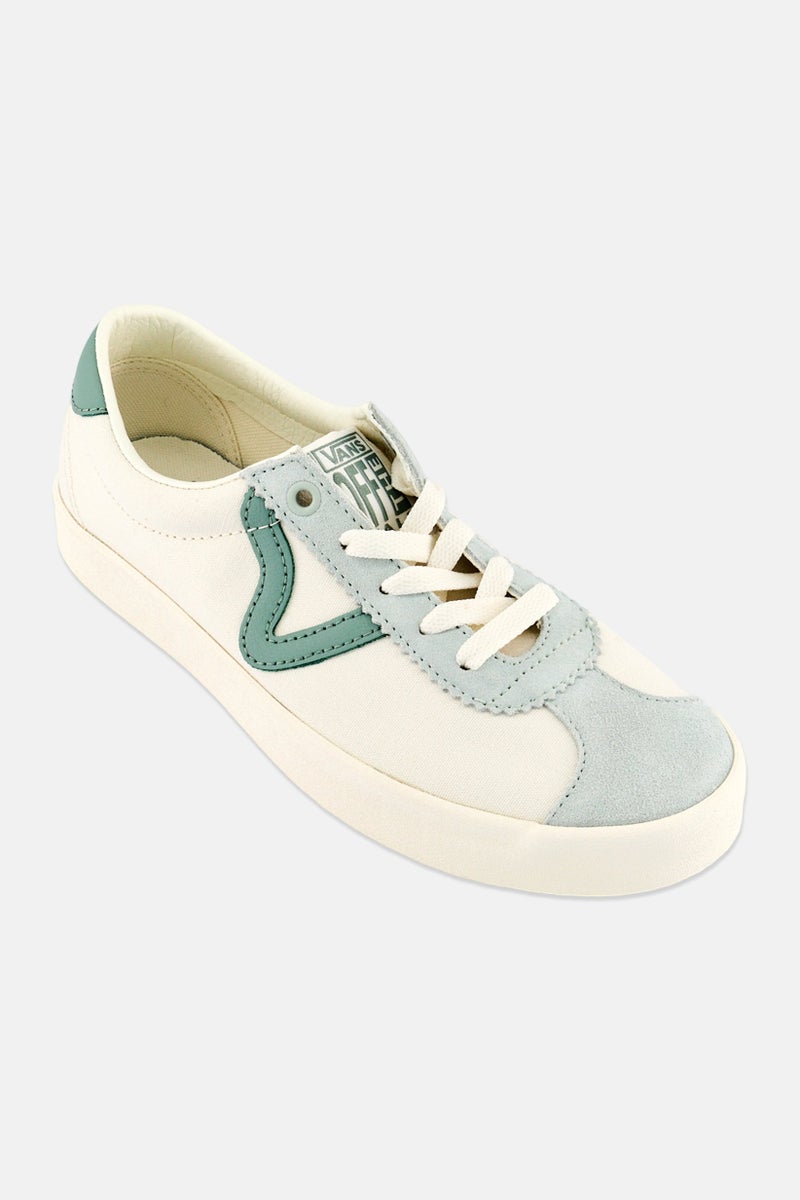 VANS أحذية التزلج الرياضية النسائية منخفضة الرباط، أبيض فاتح - Image 1