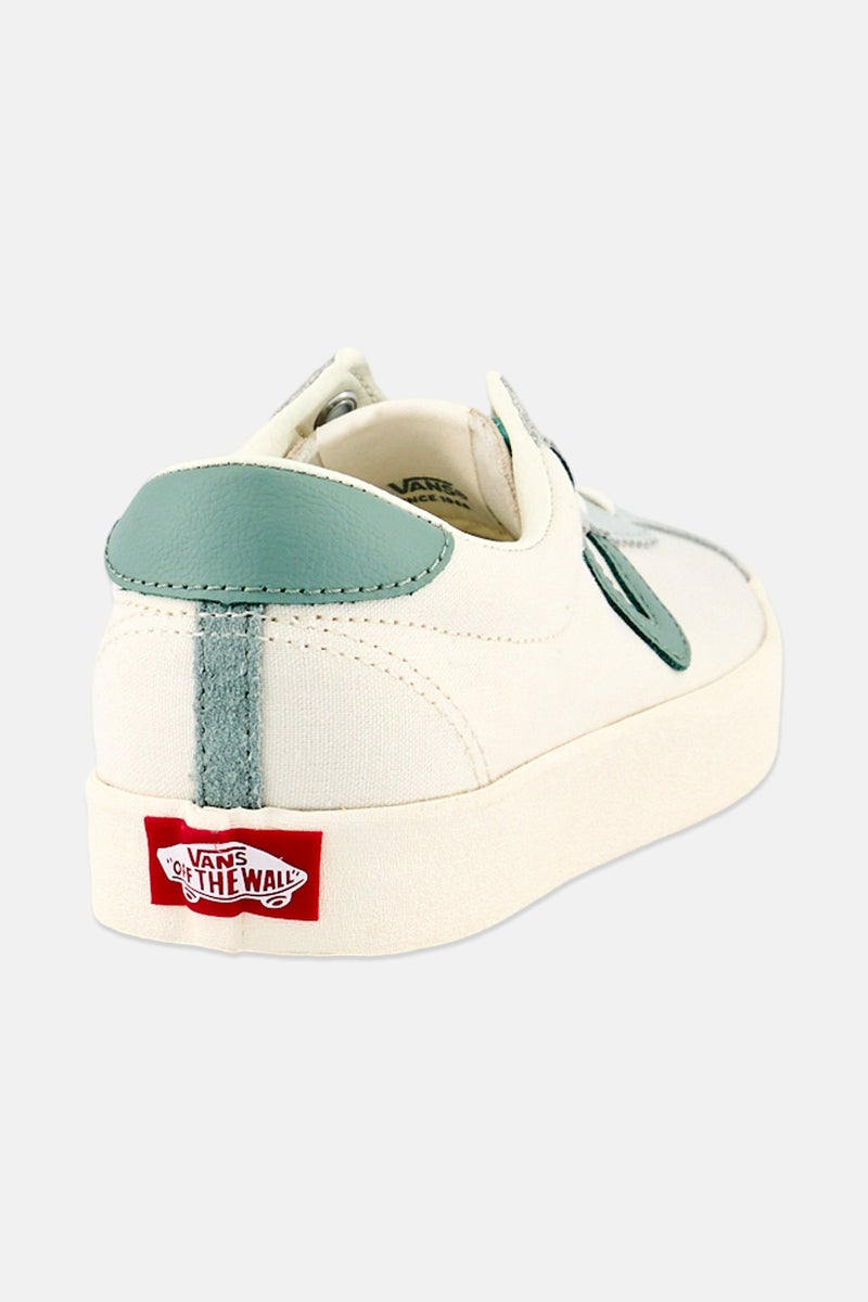 VANS أحذية التزلج الرياضية النسائية منخفضة الرباط، أبيض فاتح - Image 2
