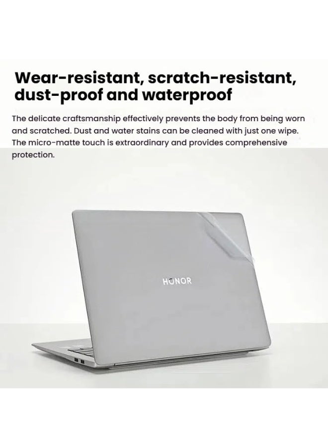 عام ملصق لابتوب متوافق مع هونور ماجيك بوك برو 14 بوصة (2025) FMB-P، ملصق مضاد للخدوش فيلم دفتر ثلاثي الجوانب وفيلم عالي الوضوح. - Image 2