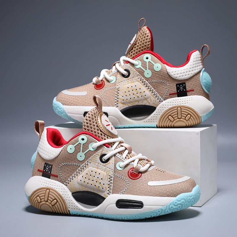 Mesh Sneakers Lightweight Flexible Sole Walking Shoes For Kids Indoor And Outdoor Activities - Image 1