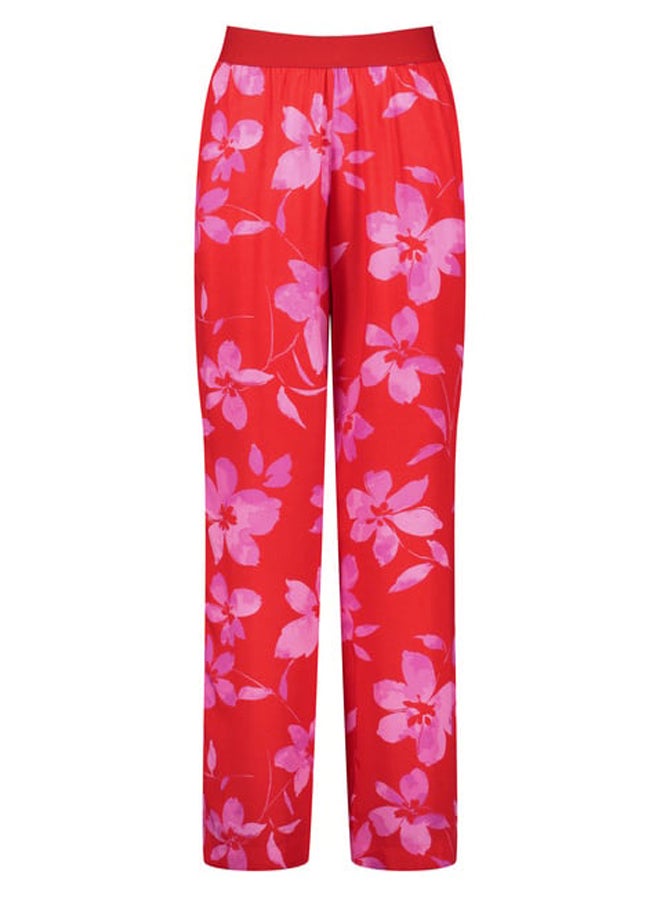 GERRY WEBER Palazzo trousers with flower print Carlotta  - Image 1