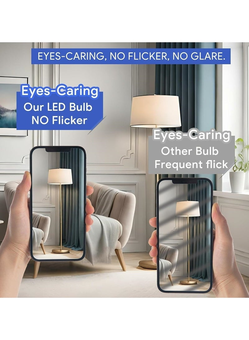 HUAQIANG E27 Screw Bulbs, Cool White 6500K, Super Bright E27 LED Bulbs, Energy Saving Edison Light bulb, Non-dimmable, Pack of 10 - Image 2