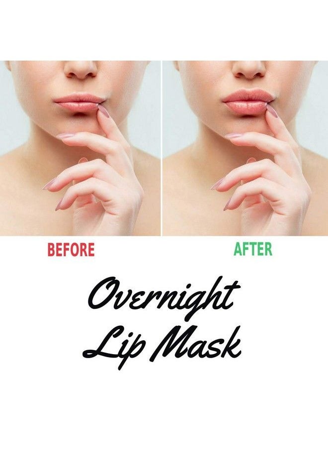 Hebepe - Green Tea Matcha Lip Sleeping Mask Overnight with Applicator Dry Lips Treatment with Coconut Oil Vitamin E Fig Extract Orchid and Shea Butter Moisturizer for Dry Chapped Cracked Lips - Image 1