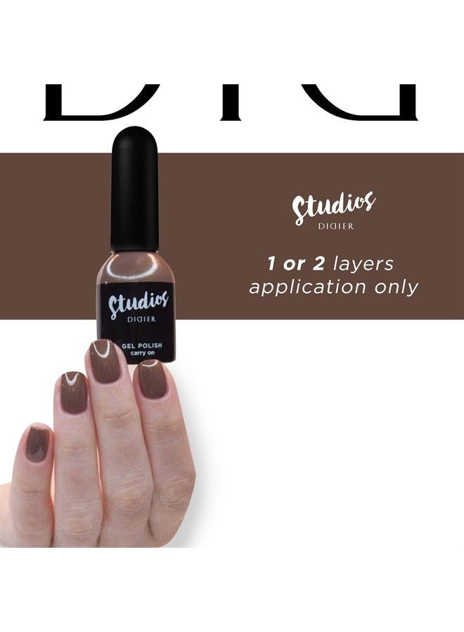 DIDIER LAB Studios Gel Polish Carry On - Professional Manicure Pedicure Products - Rich Pigment for Complete Nail Coverage - Flawless Shine -Suitable for Beginners - For UV Lamp - Gift for Women - Image 5