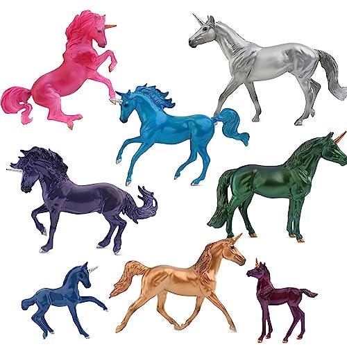 Breyer Horses Stablemates Sparkling Splendor Deluxe Unicorn Set  8 Unicorn Set  Unicorn Toy  Horse Figurines  375 x 25  132 Scale  Model 6937 - Image 5
