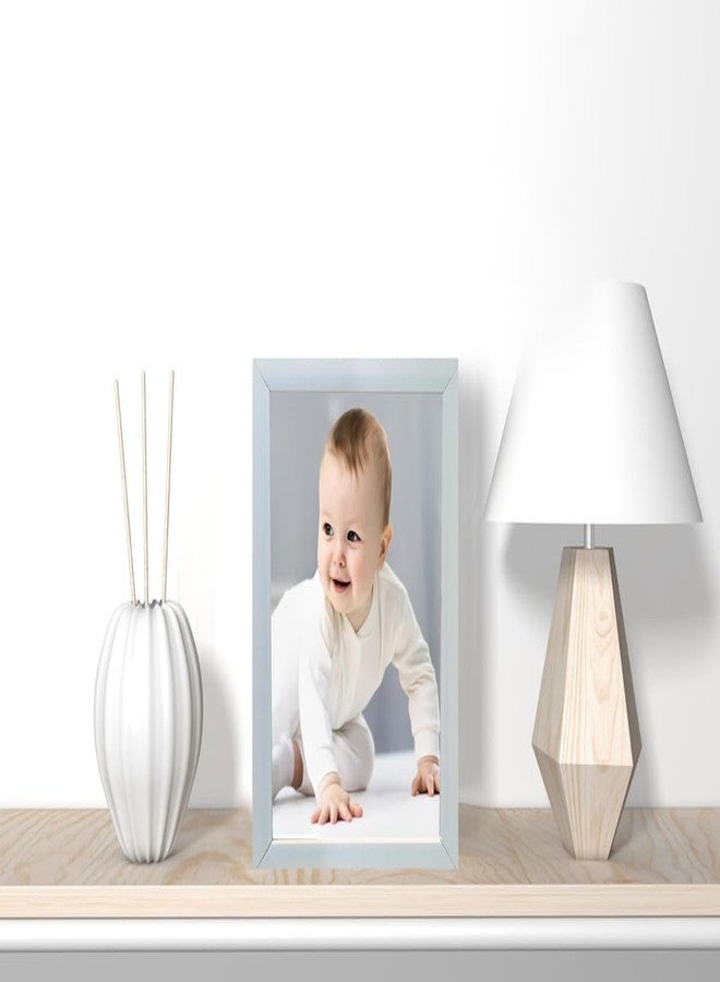 KDM HOME DECOR مجموعة إطارات صور KDM HOME DECOR مقاس A4، مجموعة من 5 إطارات صور بيضاء لتزيين المنزل والمكتب، المقاس: 8.2 × 11.7 بوصة - Image 3