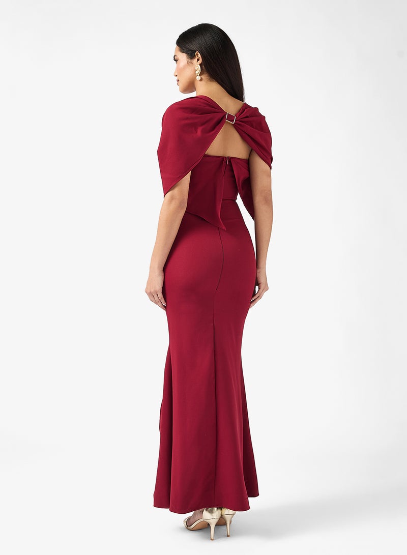 ايلا ليمتد اديشن فستان بكتف مكشوف بفتحة - Image 2