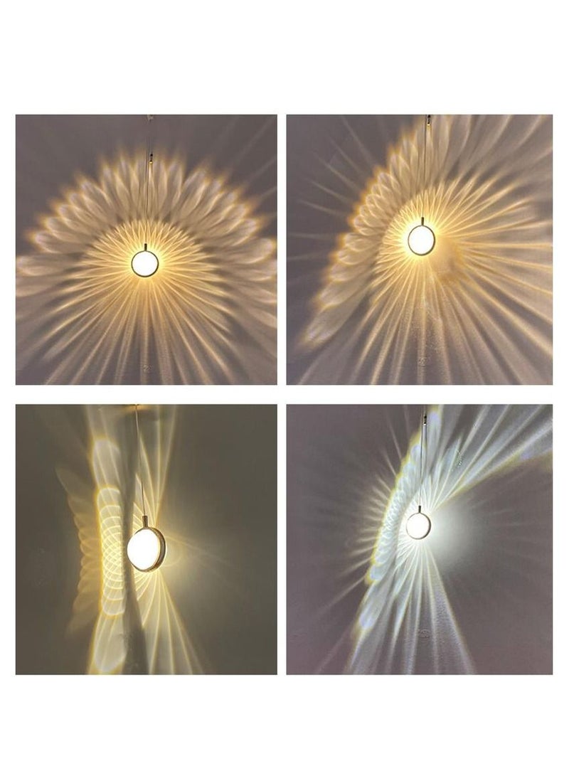 C M E Single Golden Pendant Crystal with 3 Lights  - Image 5
