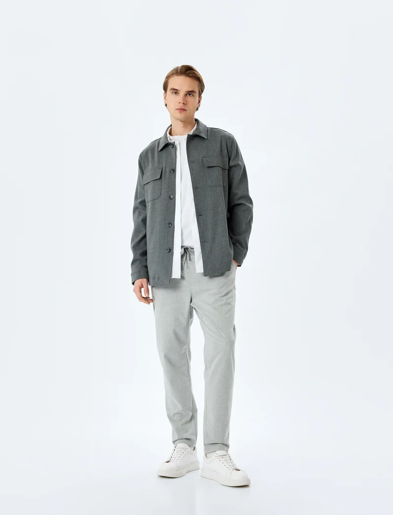 كوتون Drawstring Trousers