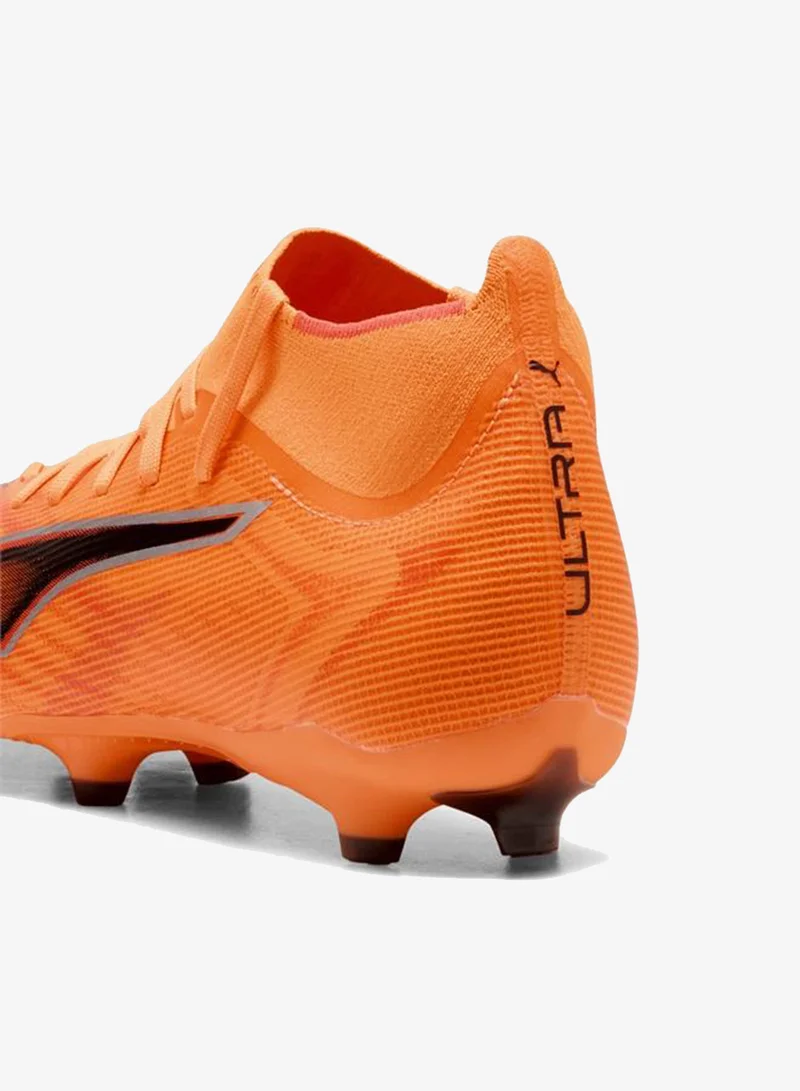 Puma Heat Fire-PUMA Black-Glowing Red ULTRA 6 MATCH+ FG/AG Football Boots Unisex for Men | Best Price UAE