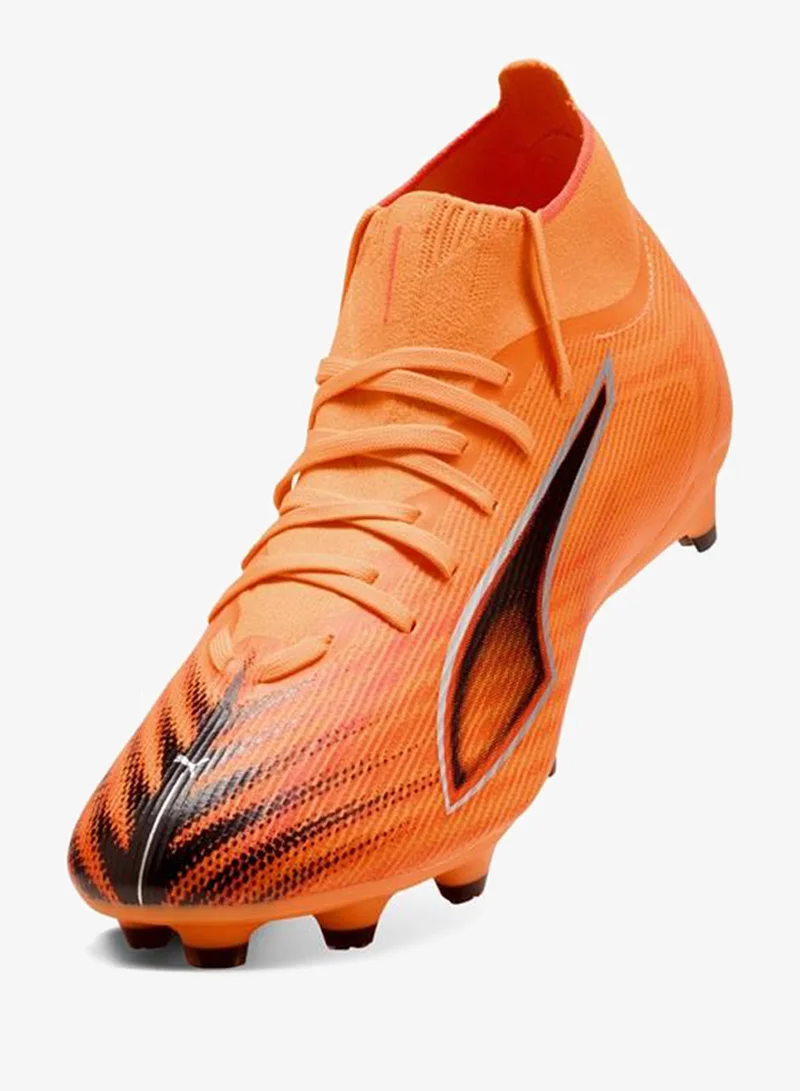 Puma Heat Fire-PUMA Black-Glowing Red ULTRA 6 MATCH+ FG/AG Football Boots Unisex for Men | Best Price UAE