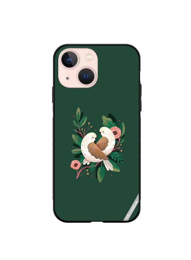 VR CREATIVE Protective Case Cover For Apple iPhone 13 mini Birds Design Multicolour - Image 1