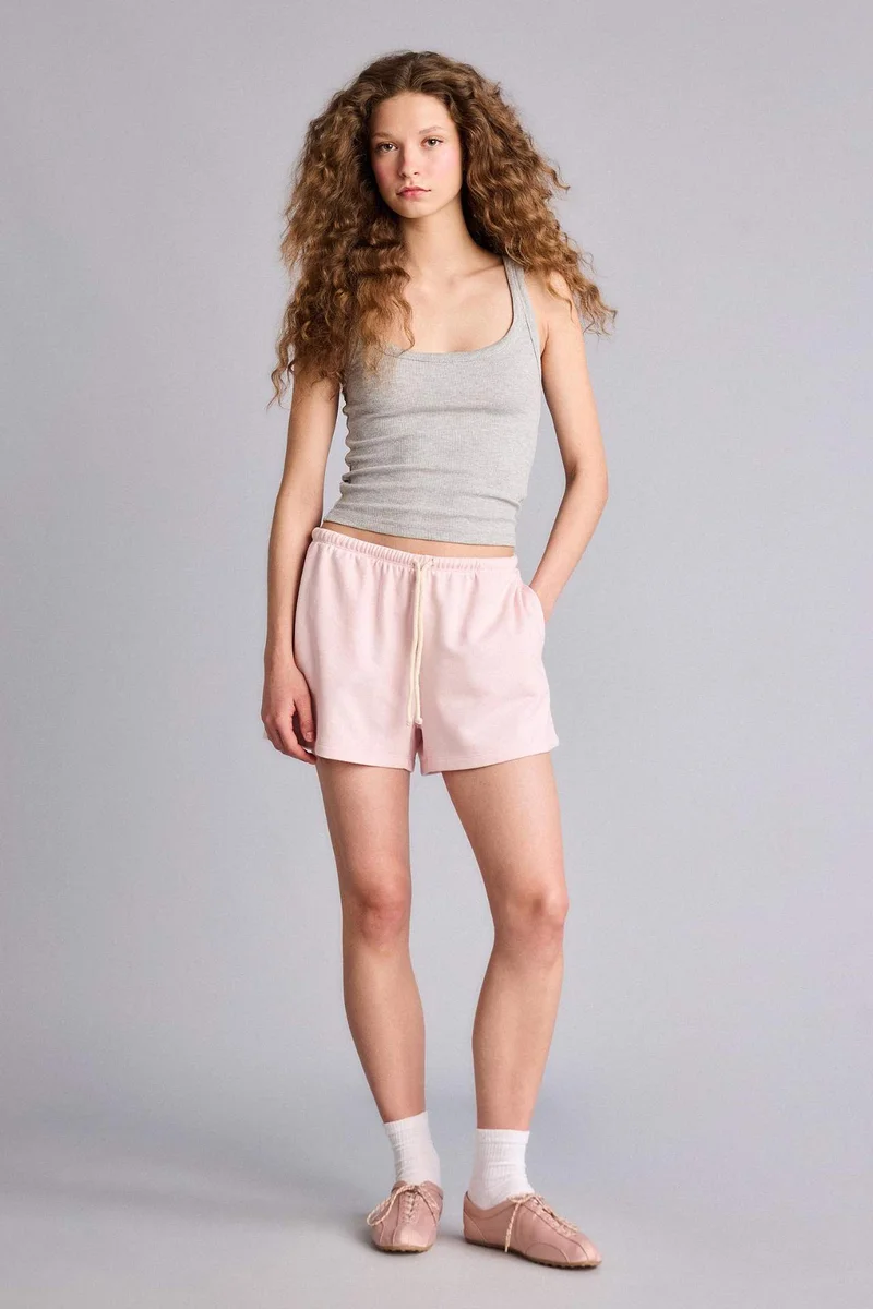DeFacto Slim Fit Camisole U Collar Tank Top