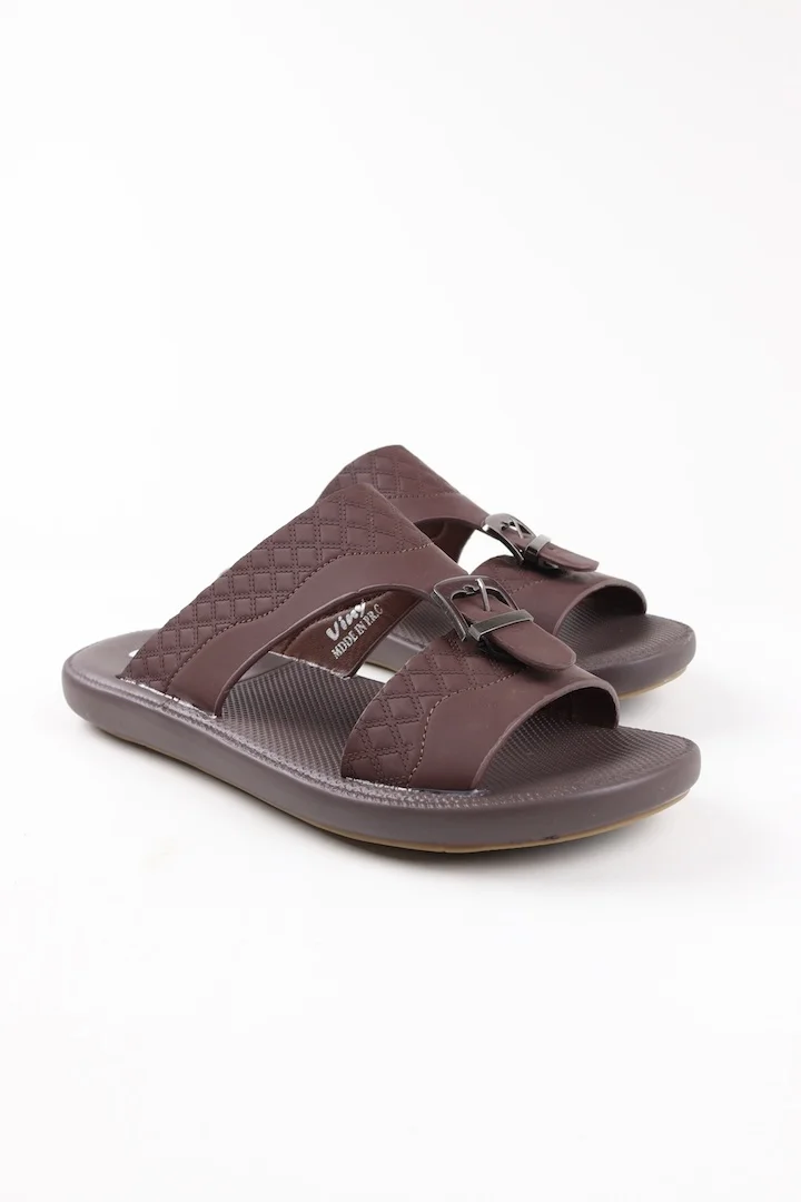 Viny Traditional Arabic Sandals for Men – Comfortable Slip-On Design – Everyday Wear – Black, White, Coffee