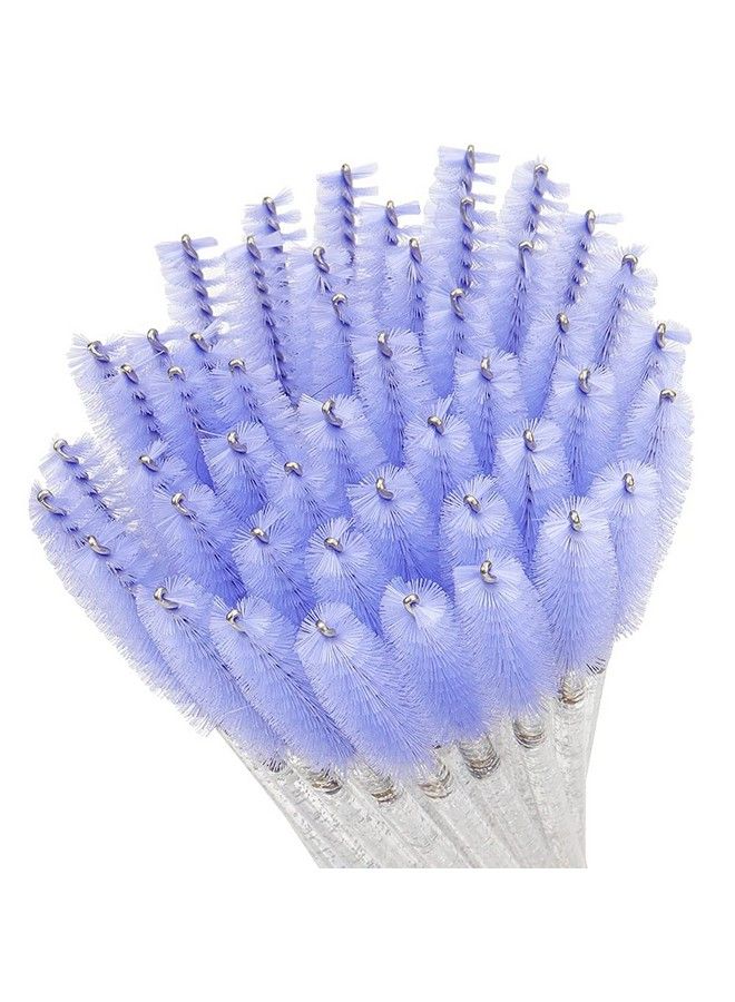 MyAoKuE-UP 300Pcs Disposable Mascara Wands Spoolie Brush Crystal Eyebrow Brushes Eyelash Extension Applicator Makeup Kits.Myaokueup (Whitelight Purple) - Image 4